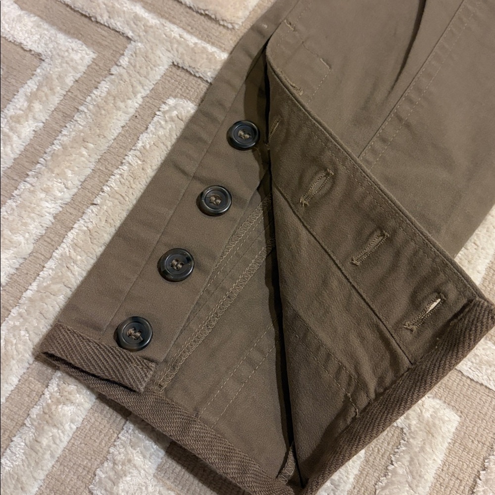 Y2K vintage VINCE EQUESTRIAN STYLE KHAKI TROUSERS - Picture 2 of 6